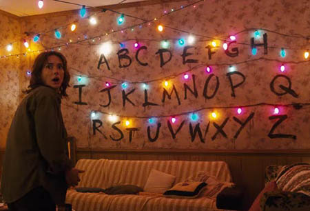 Joyce on Stranger Things (Netflix)