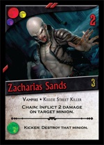 Zacharias Sands card