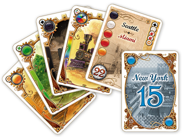 TTR Card Game cards